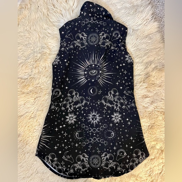 Blackmilk Celestial Eye Business Shirt - size small - Picture 3 of 7
